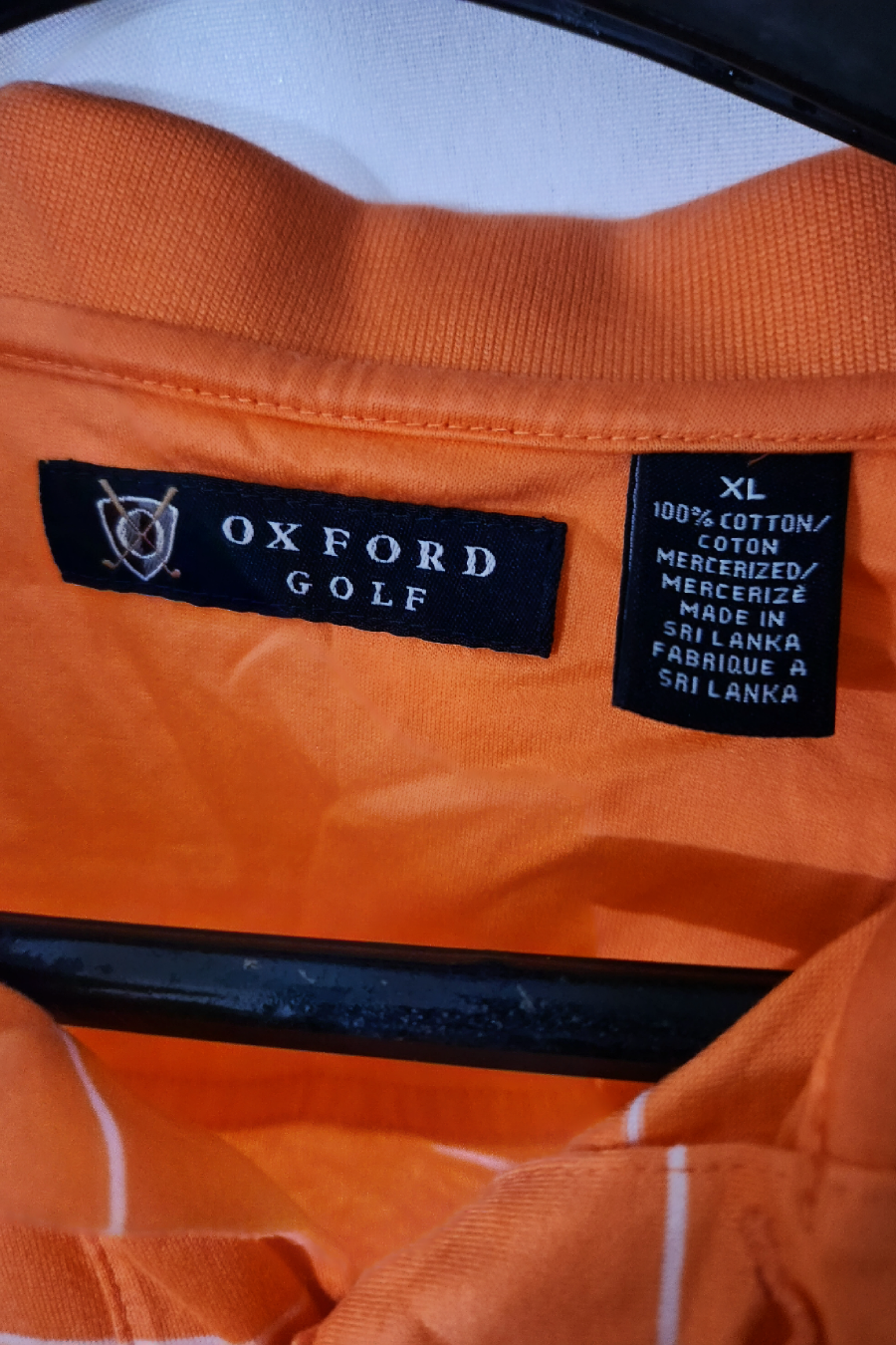 XL - Oxford Golf Polo