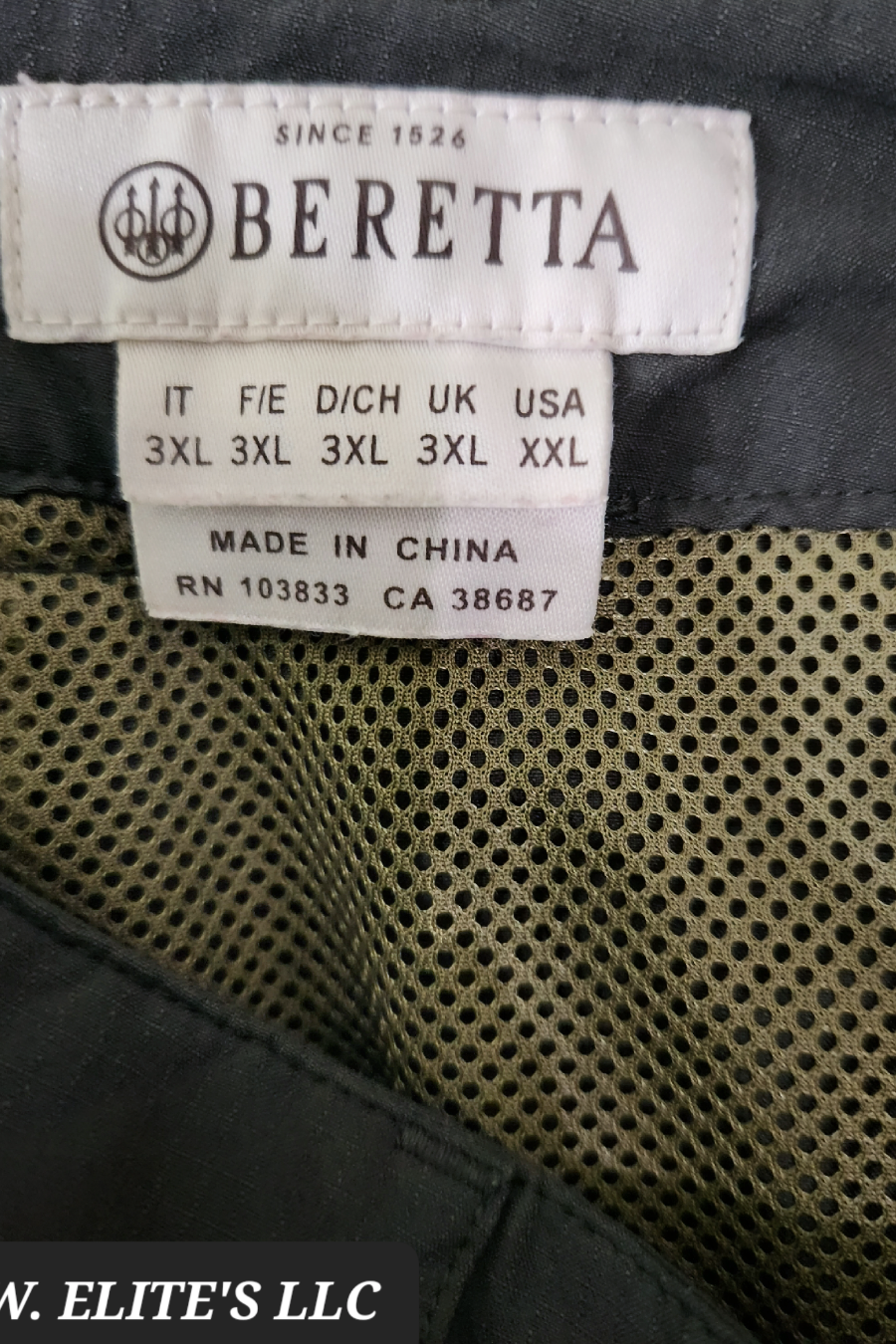 2XL -  Beretta Shorts