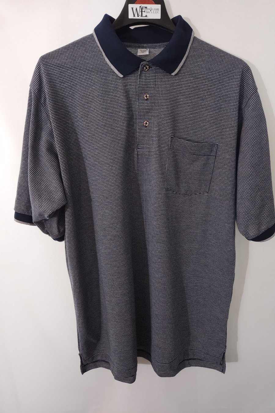 XL - Blue/White Polo