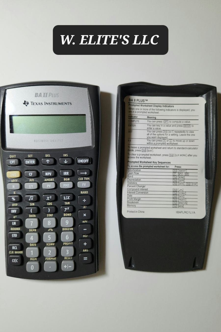 Texas Instruments BA-II Plus Calculator