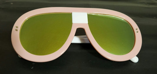 Pink mirrored sunglasses