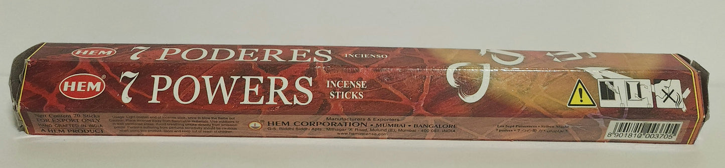 7 Powers Incense (7 Poderes)