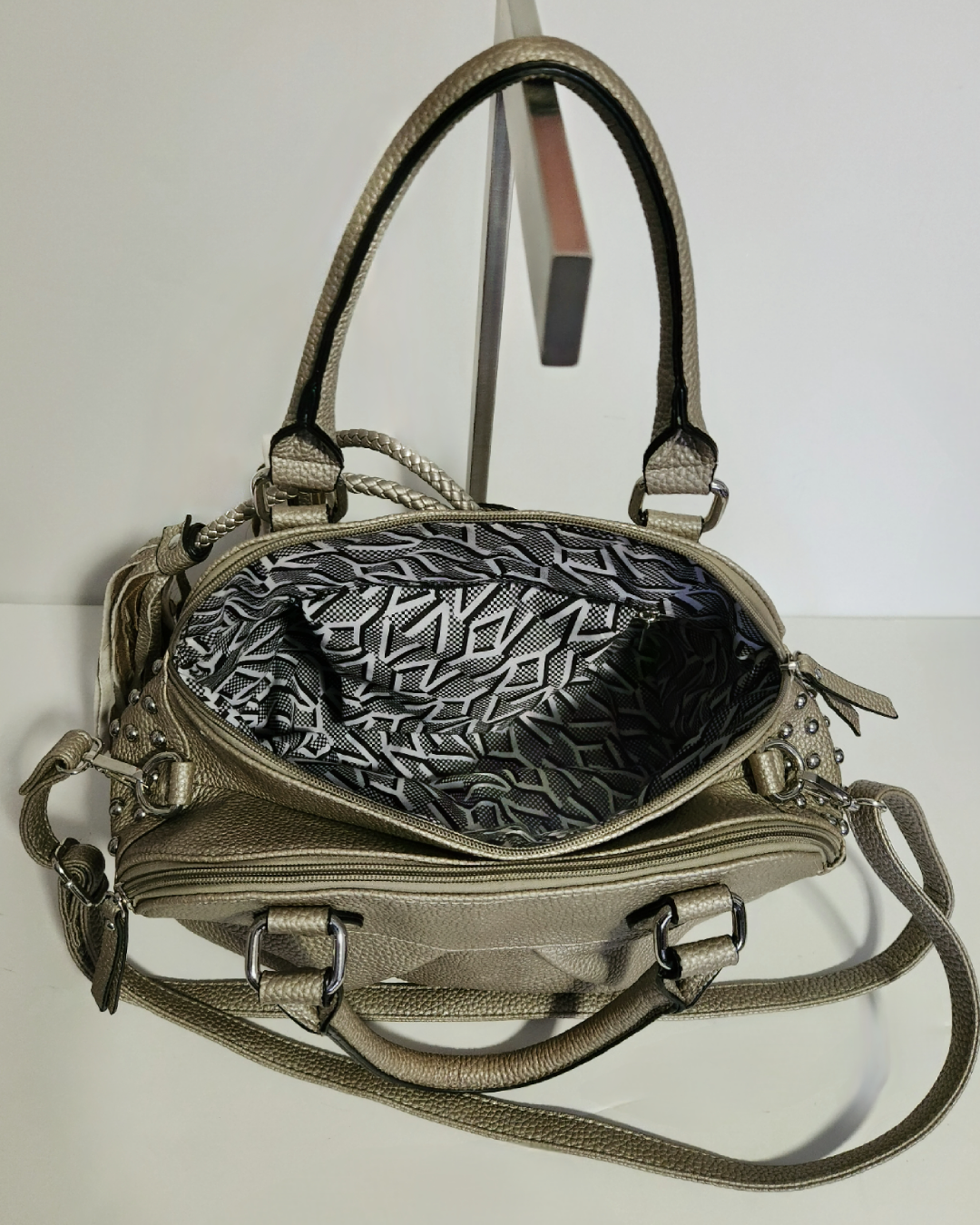 Large leather bag