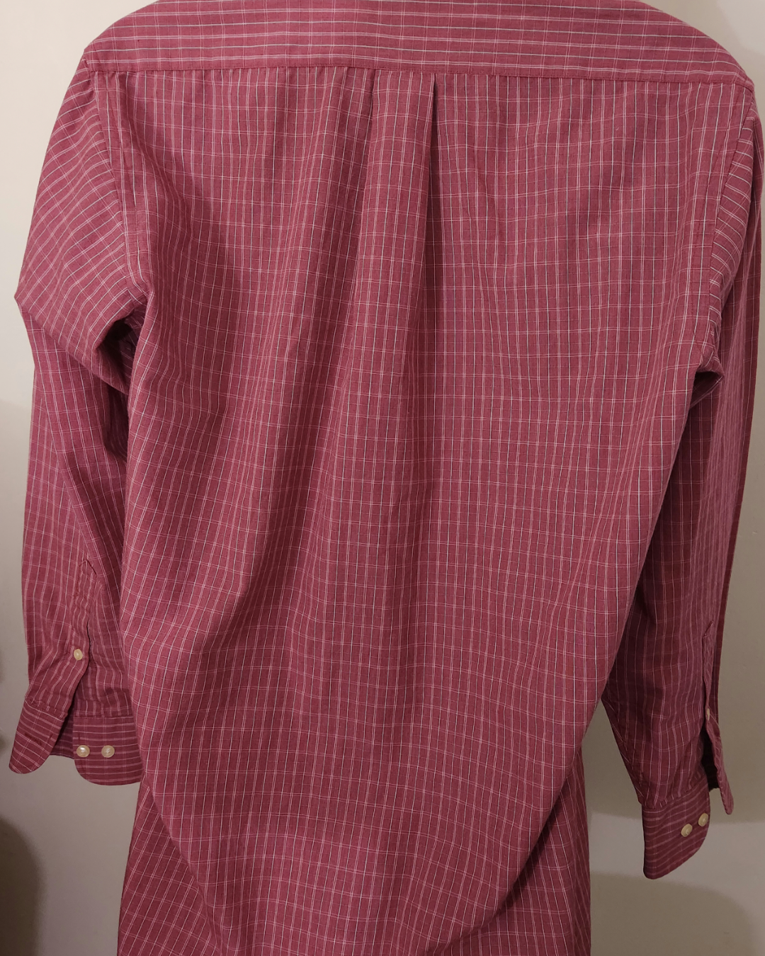 M - Chaps red striped shirt