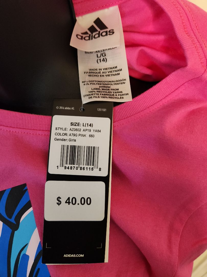 L - Girls - Adidas T-shirt Dress