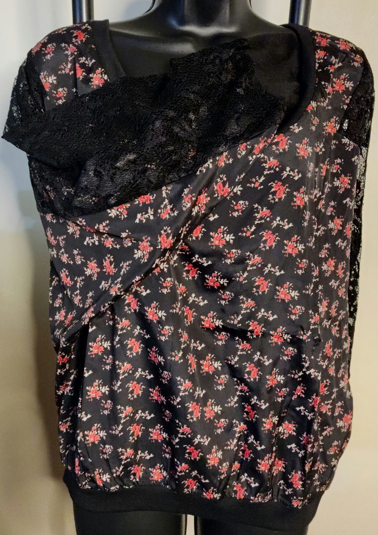 L - Black Rose Shirt