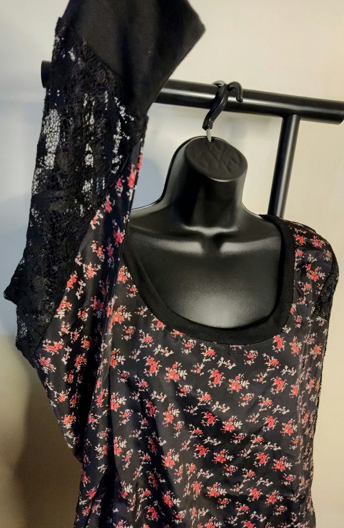 L - Black Rose Shirt