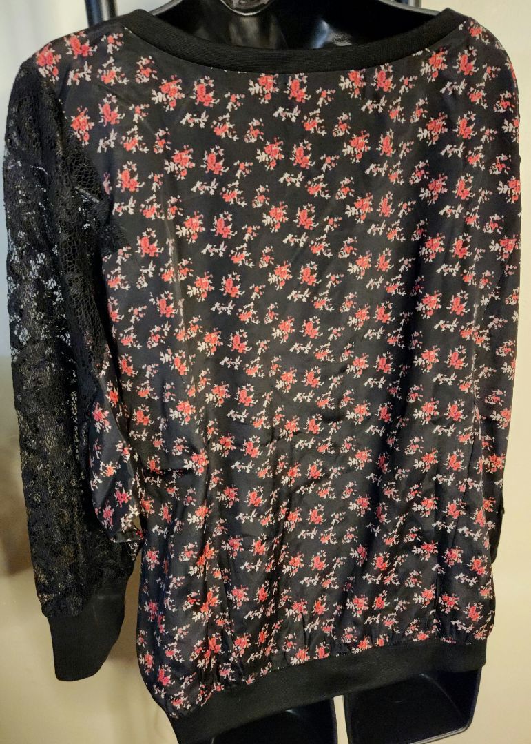 L - Black Rose Shirt