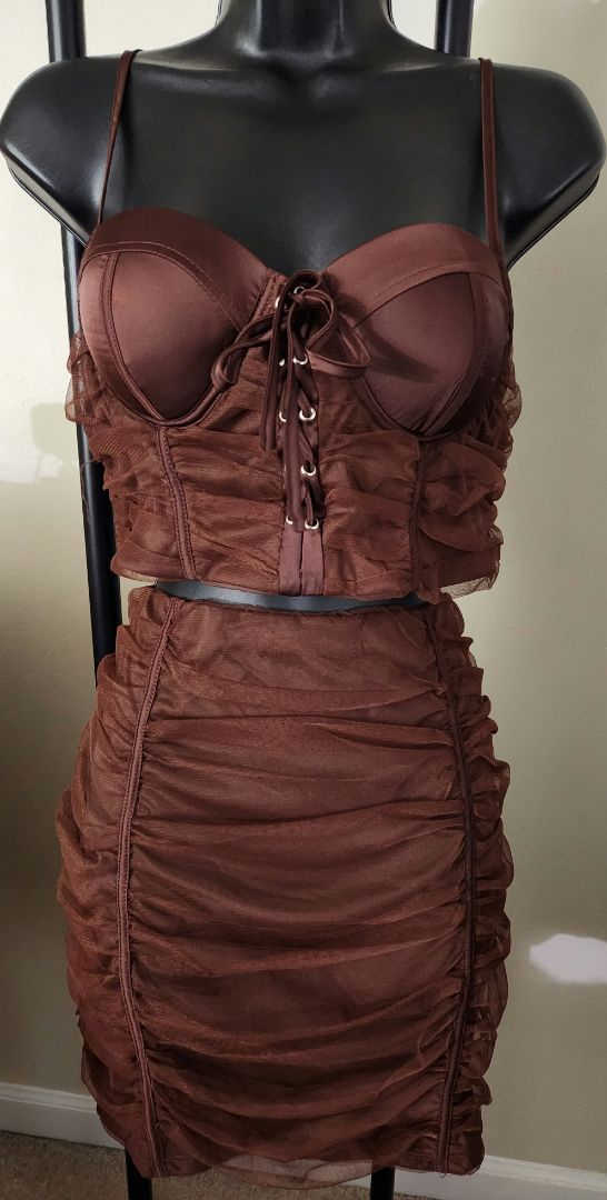 2pc Brown set