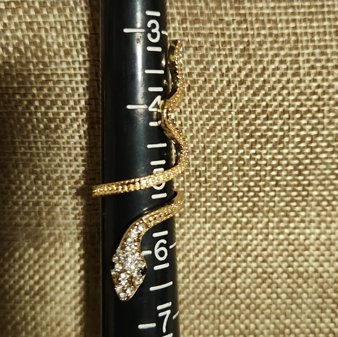 Wrap around snake ring