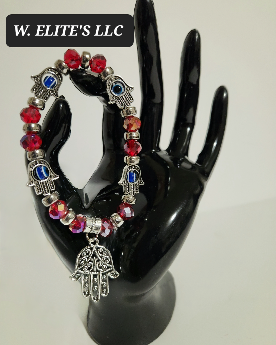 Beaded Hamsa bracelet