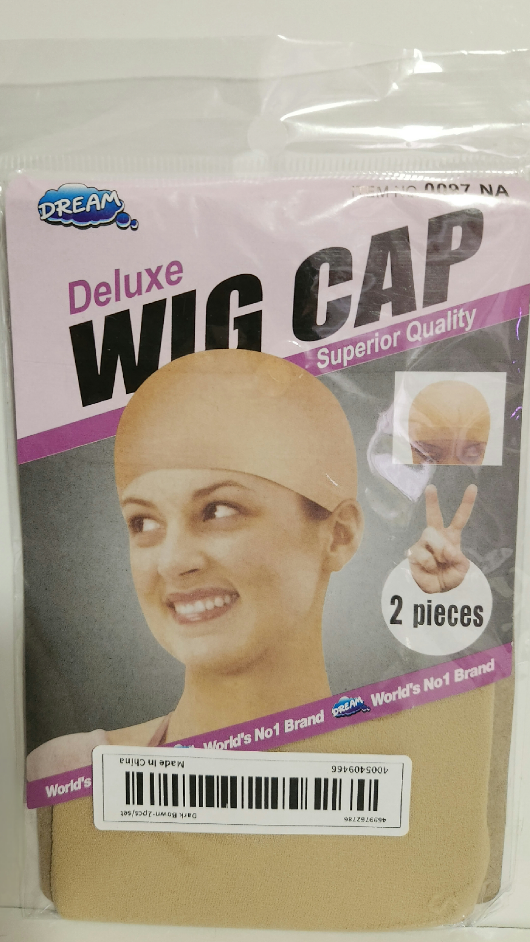 Wig Caps (Light Brown or Black)