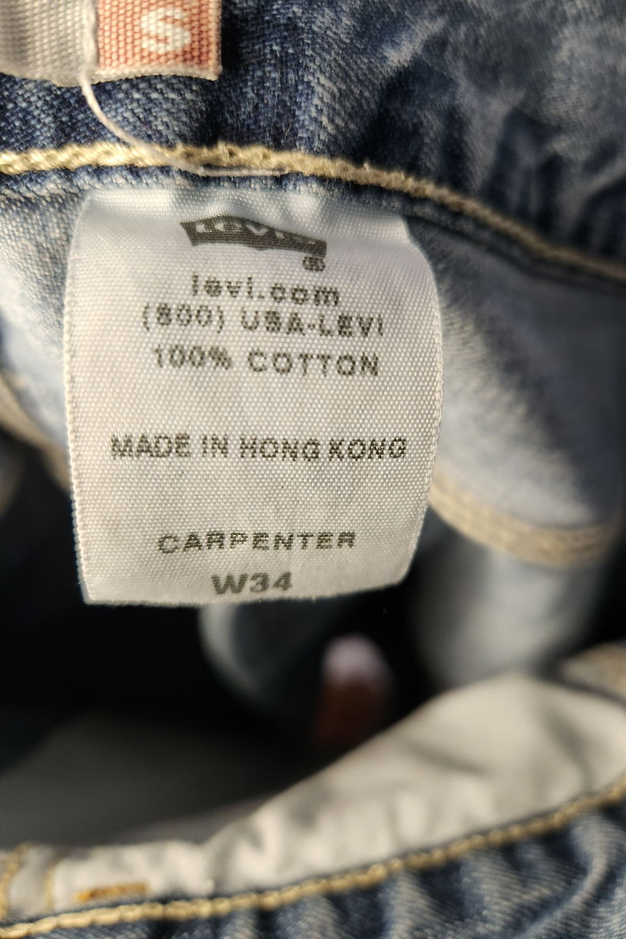 W34 - Levi - Carpenter Shorts