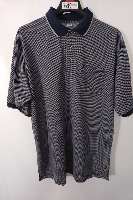 XL - Blue/White Polo