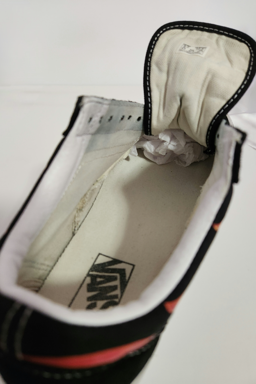 9 - Old Skool Vans Flame Shoes