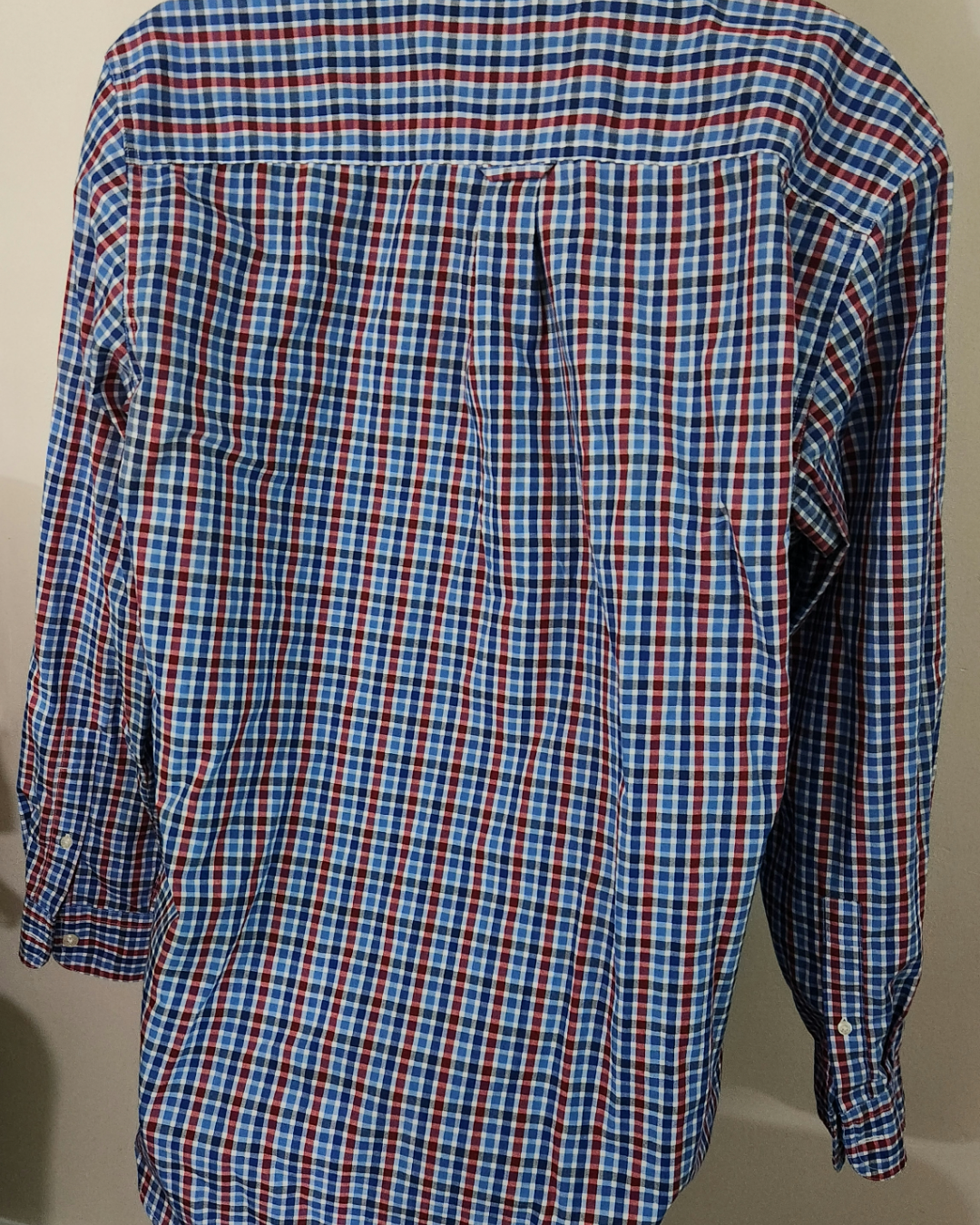 L - Plaid Chaps button down