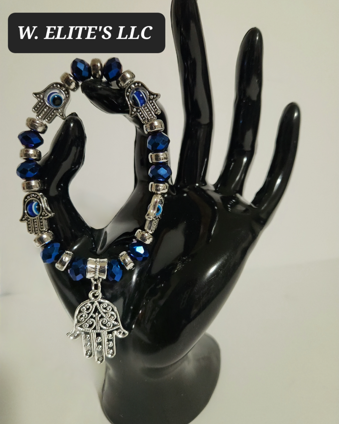 Beaded Hamsa bracelet