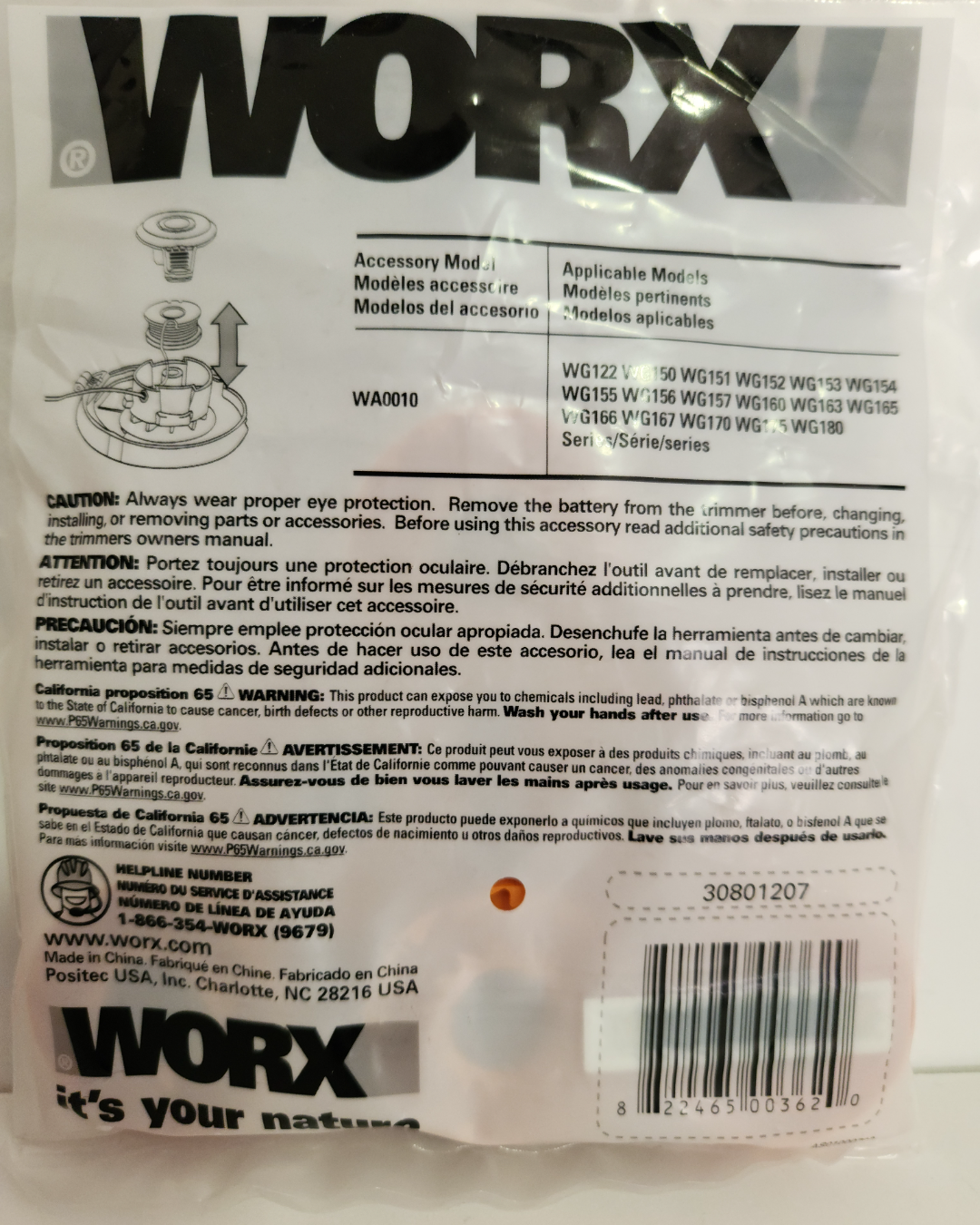Worx Replacement Trimmer Line - WA0010