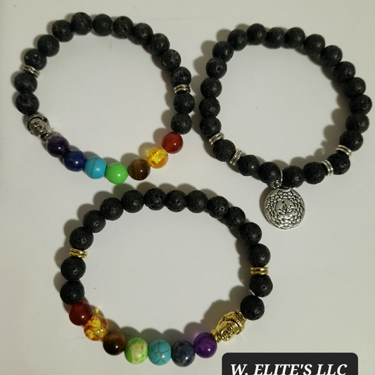 3pc set - 7 Chakra Bracelets