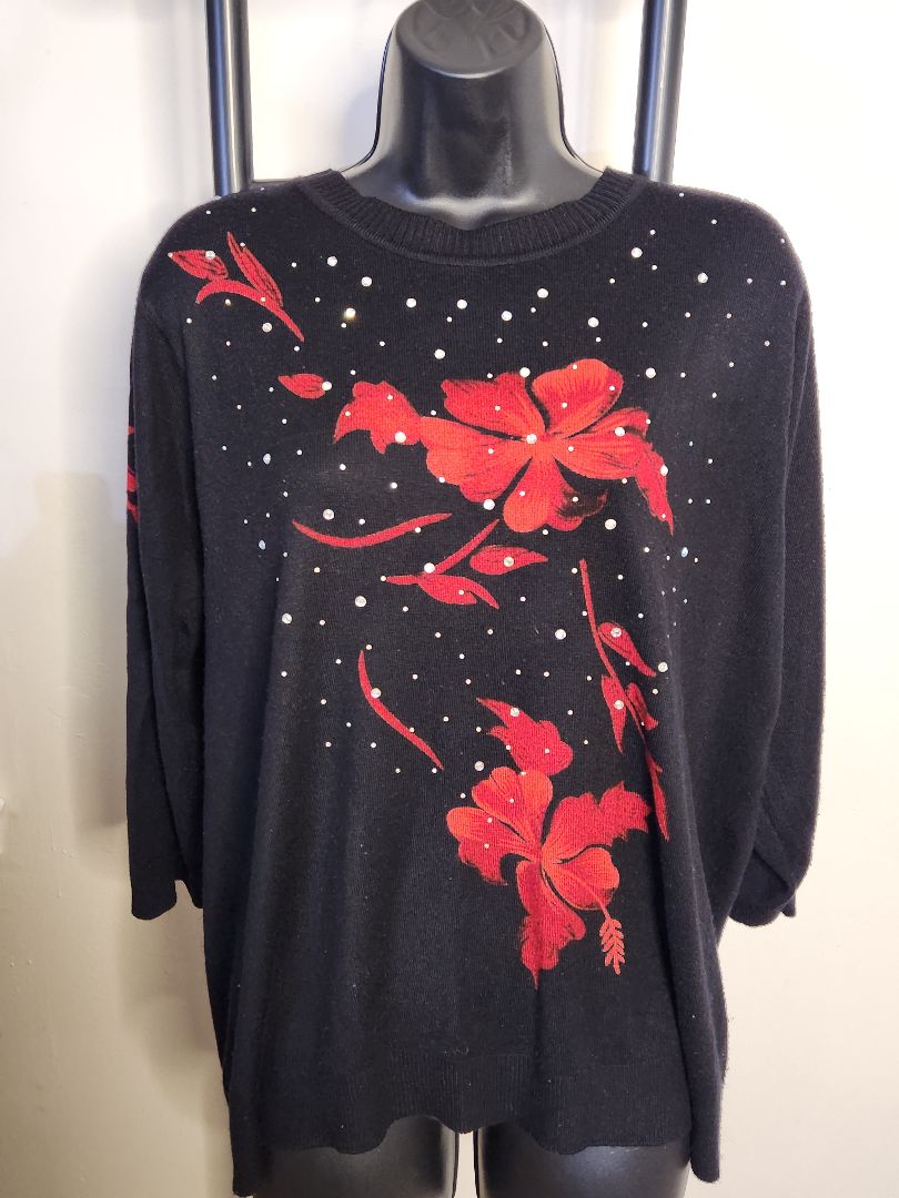 1X - Jeweled Sweater