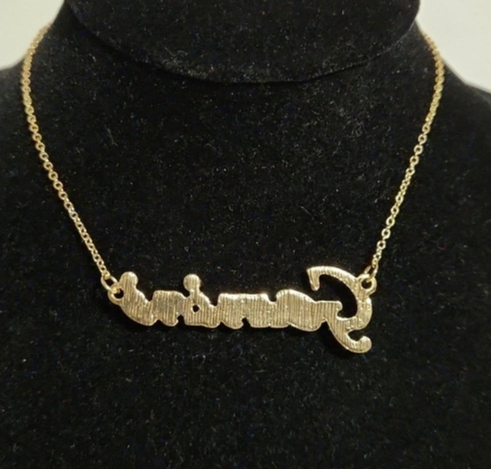 Zodiac Necklace (Aries, Gemini or Pisces)