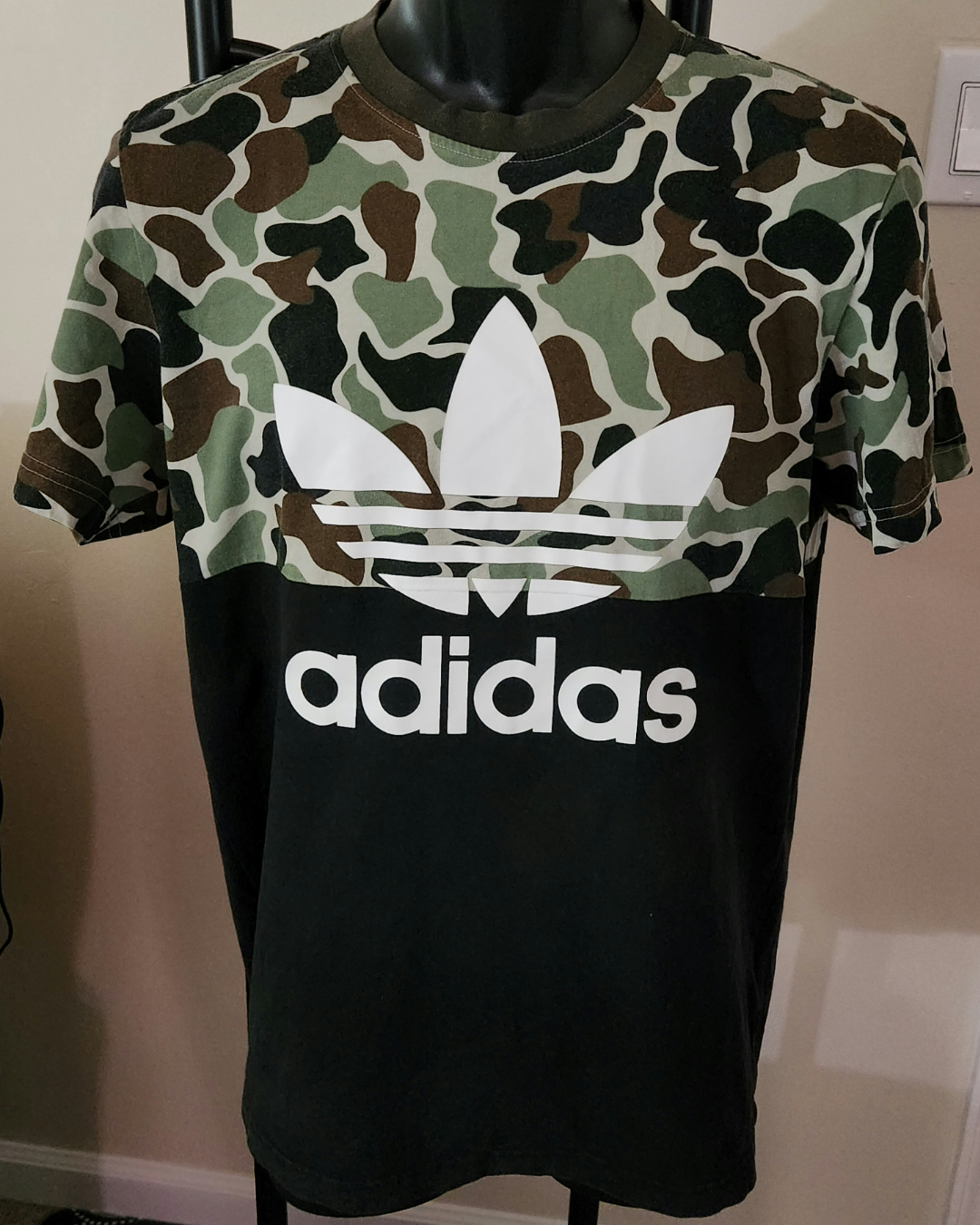 L - Men's Adidas Camo Shirt